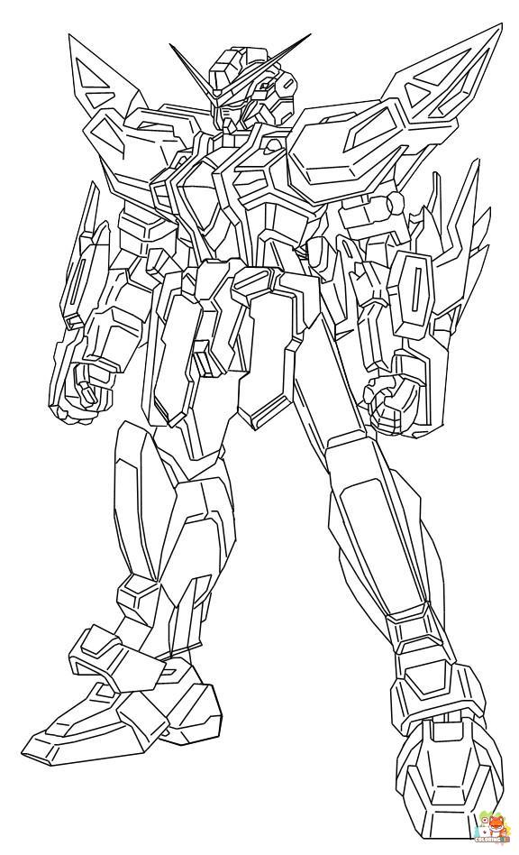 gundam coloring pages 8