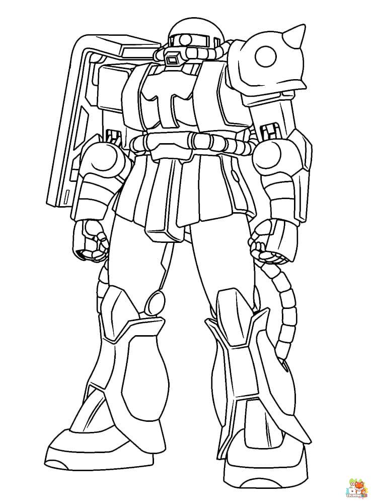gundam coloring pages 9