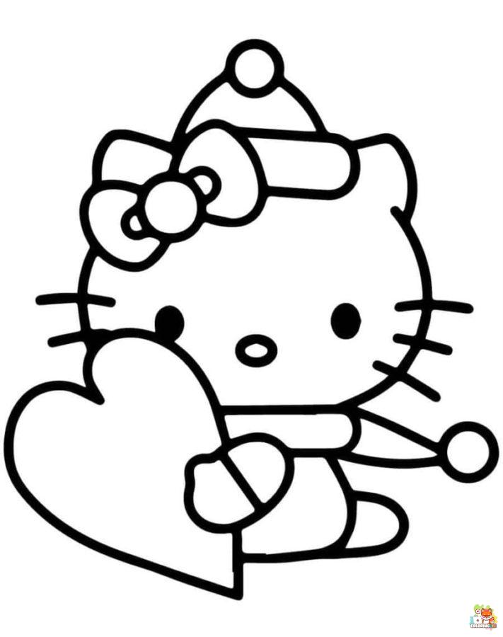 hello kitty coloring pages 6