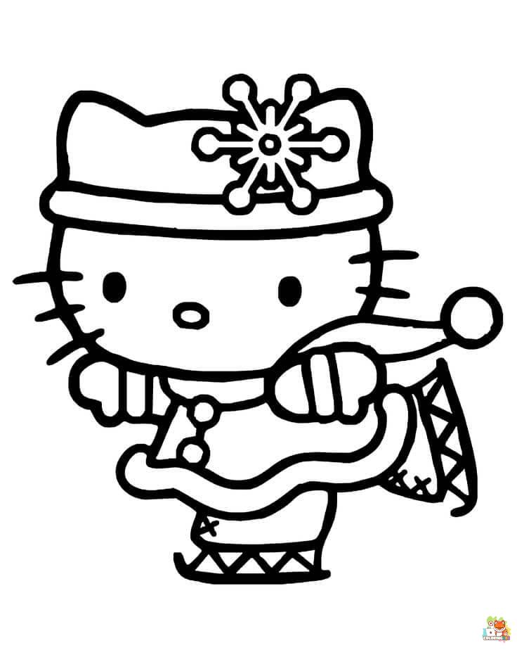 hello kitty coloring pages 9