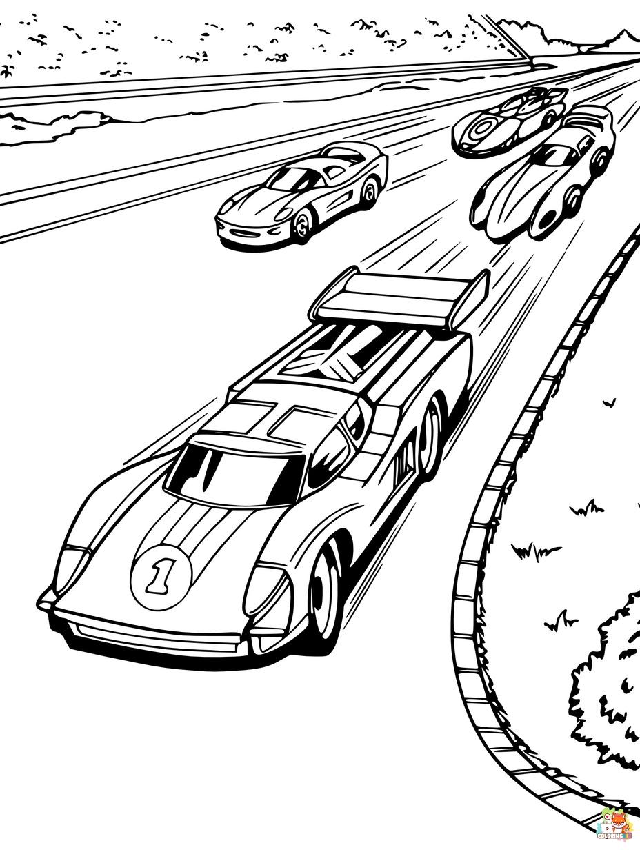 hotwheels coloring pages 3