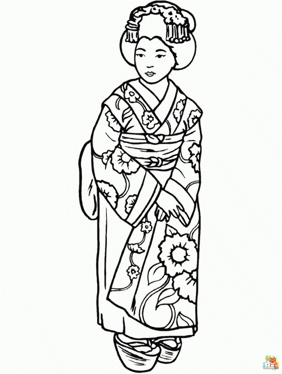 japanese coloring pages 2