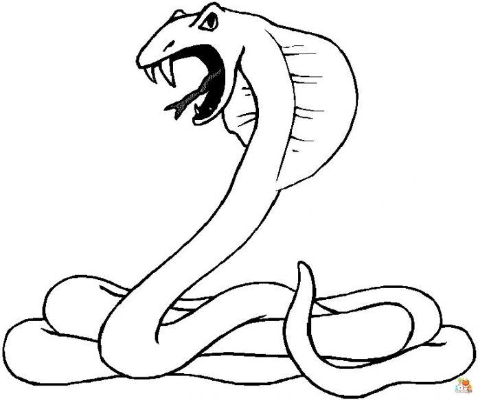 king cobra coloring pages 5