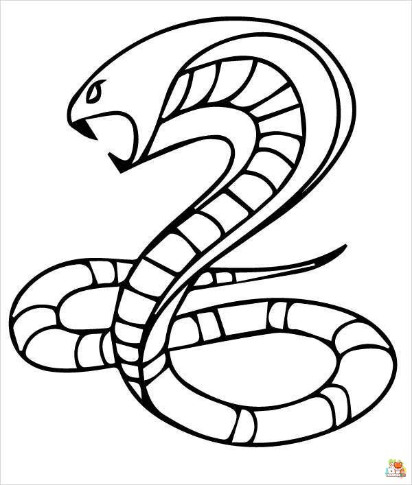 king cobra coloring pages 6