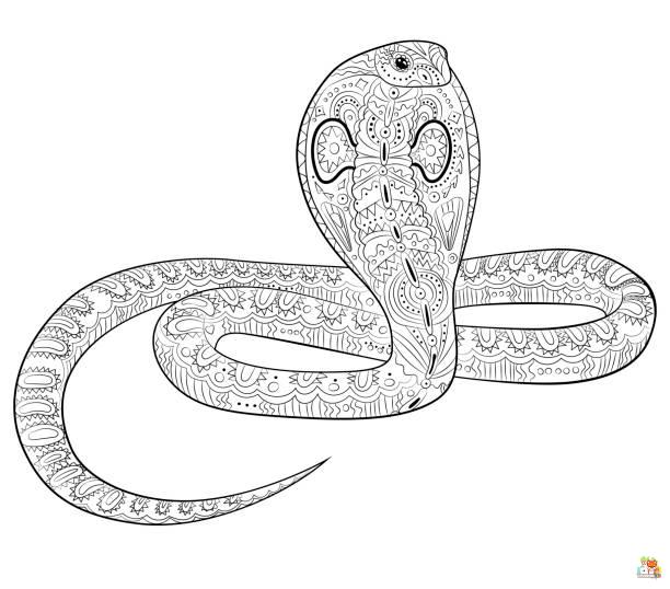 king cobra coloring pages 7