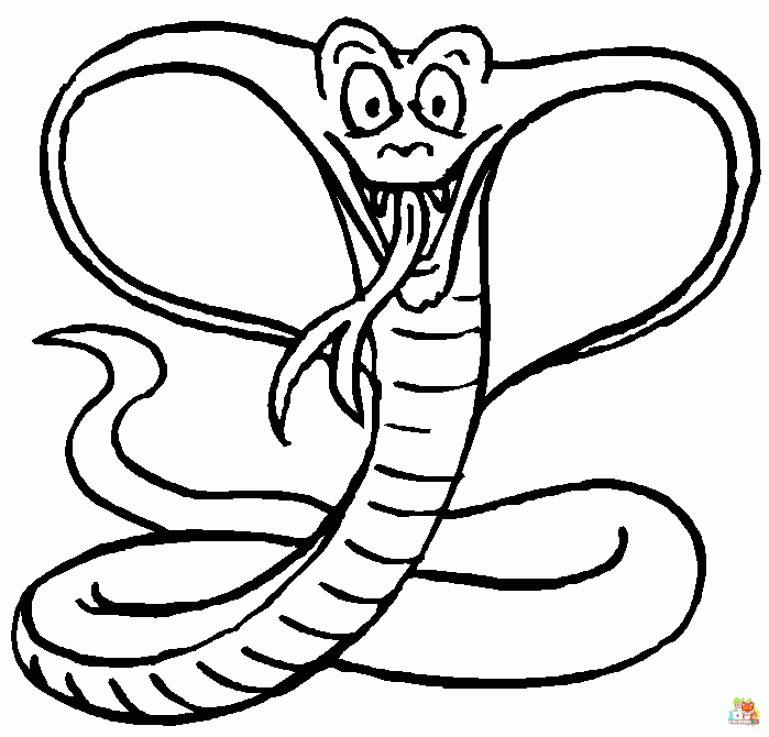 king cobra coloring pages printable free