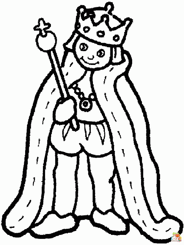 king coloring pages printable free