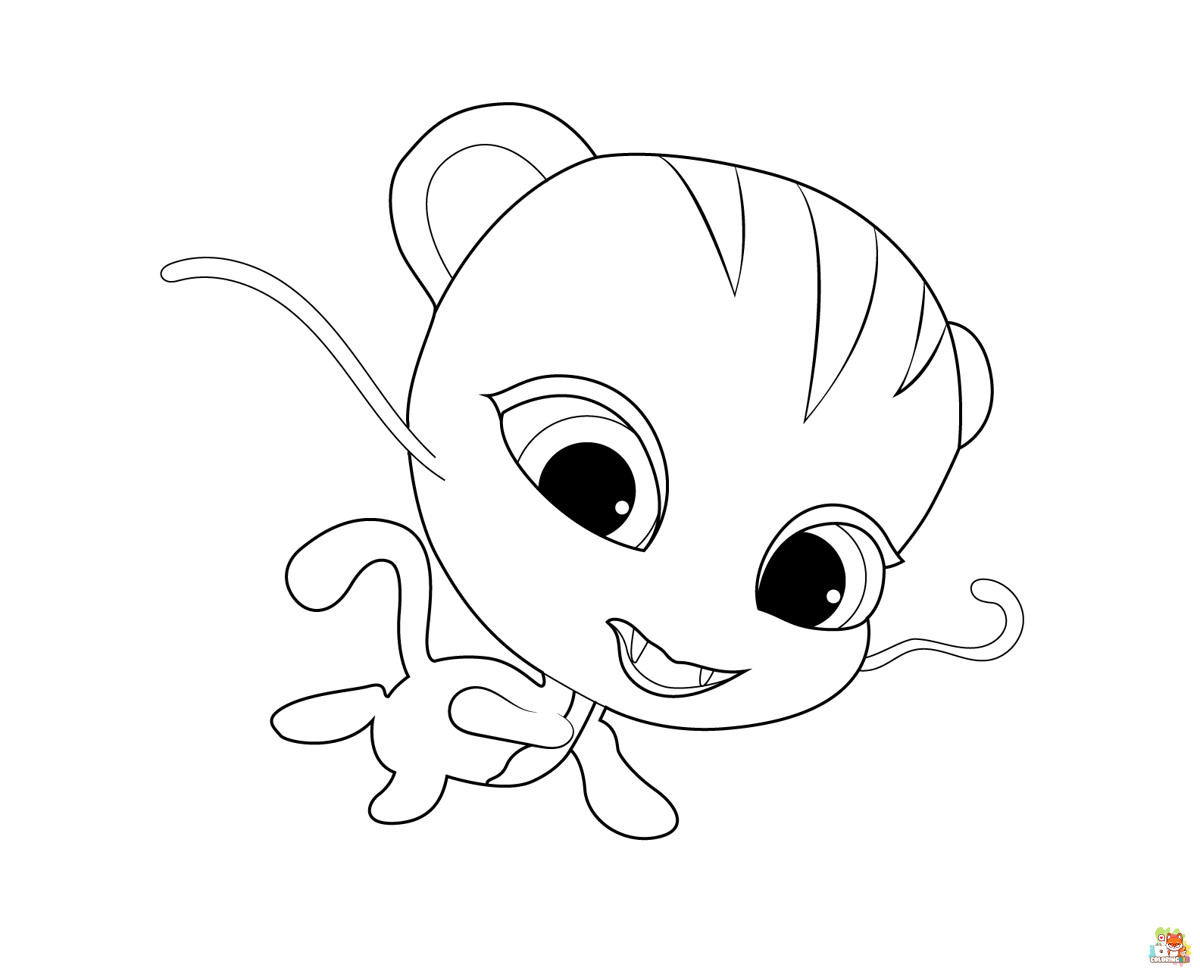 kwami miraculous ladybug coloring pages to print