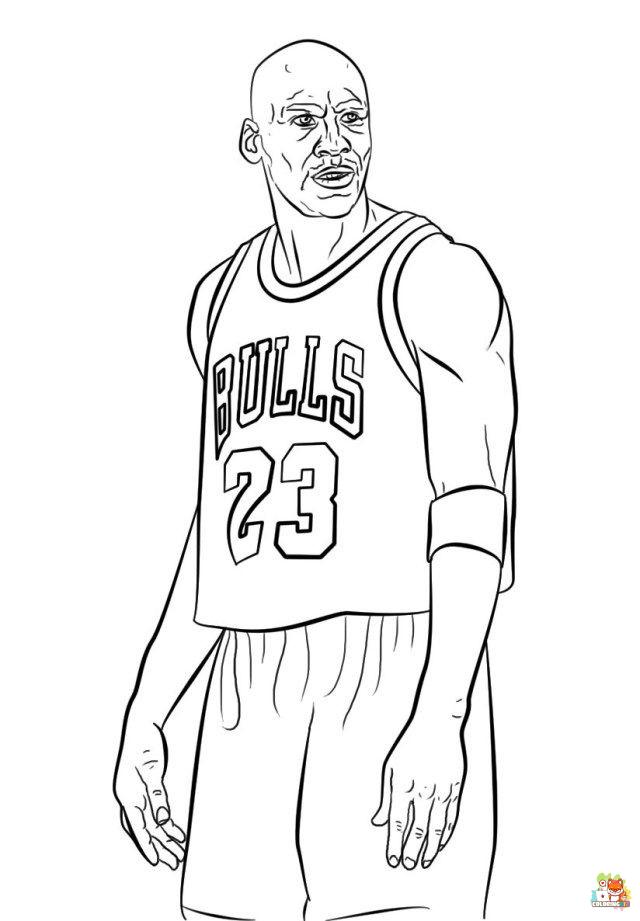 lebron james coloring pages 1
