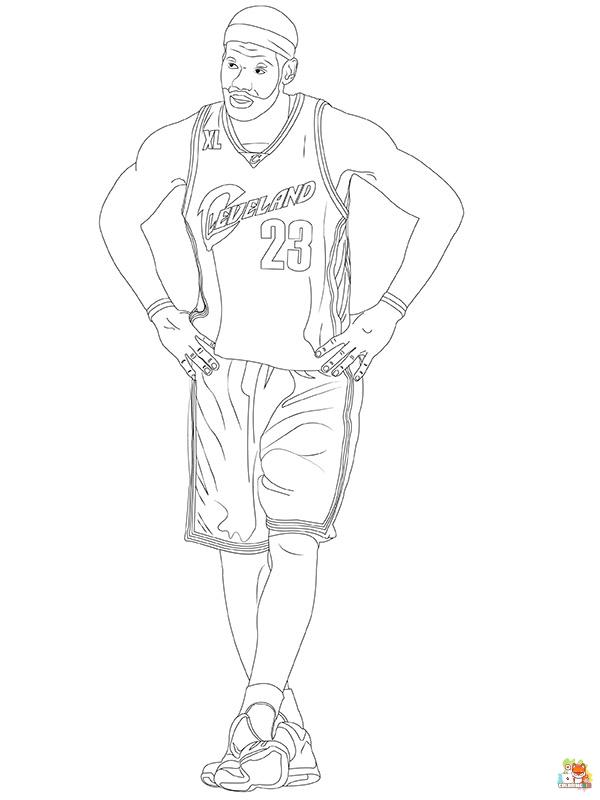 lebron james coloring pages 6