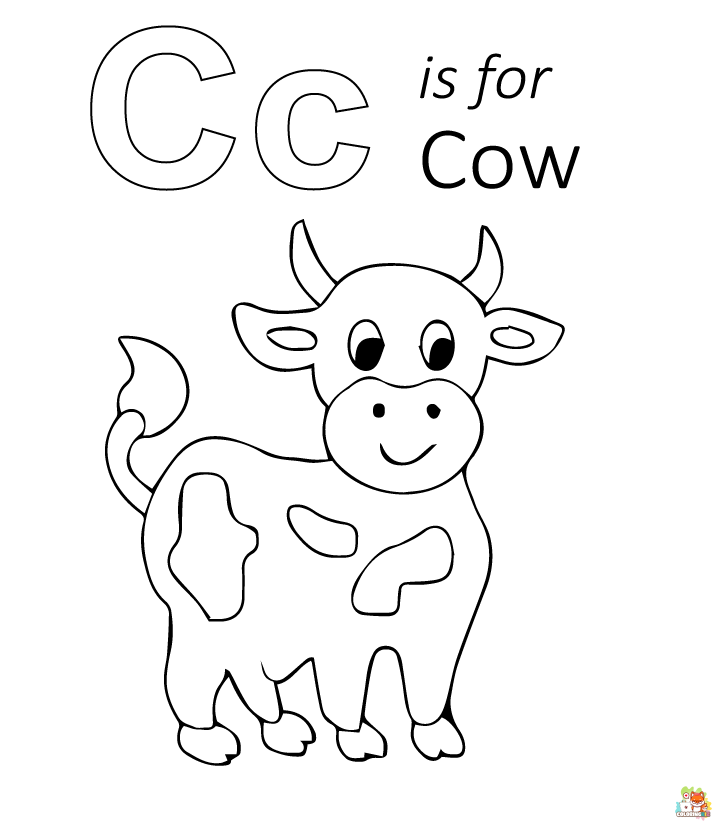 letter c coloring pages free