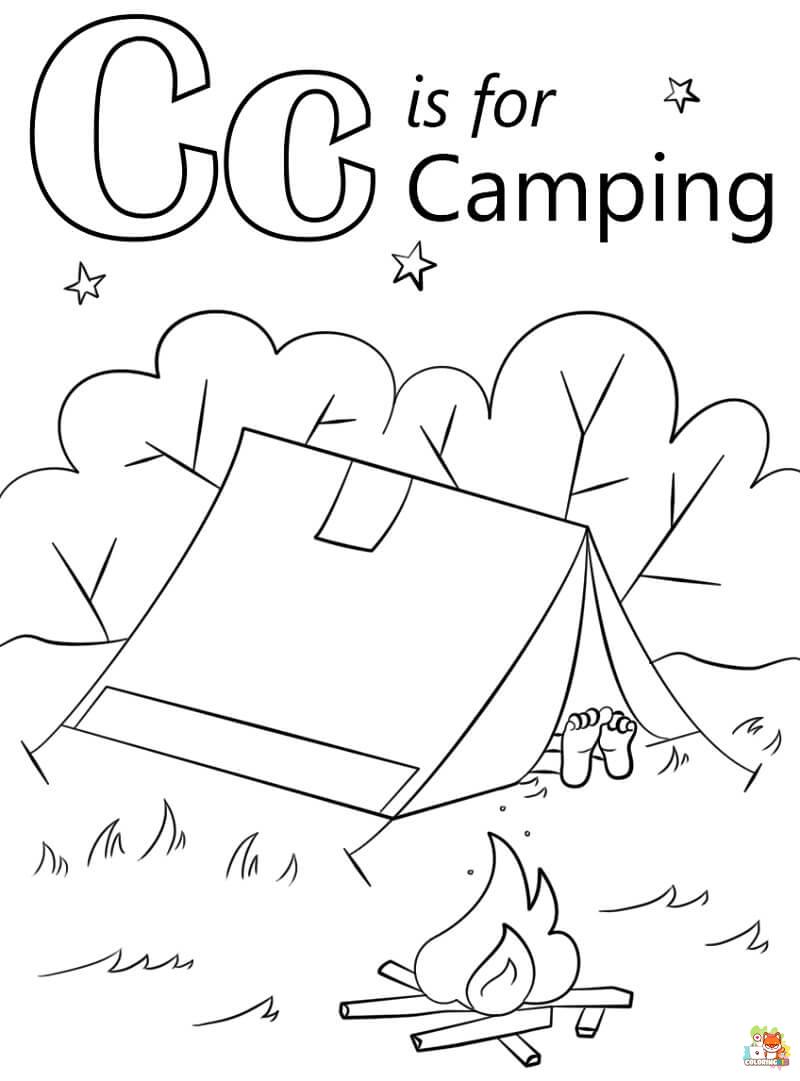 letter c coloring pages printable