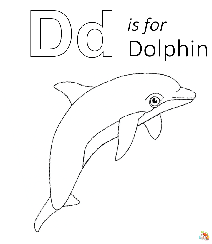 letter d coloring pages to print