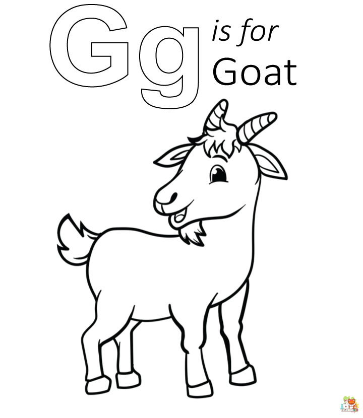letter g coloring pages free