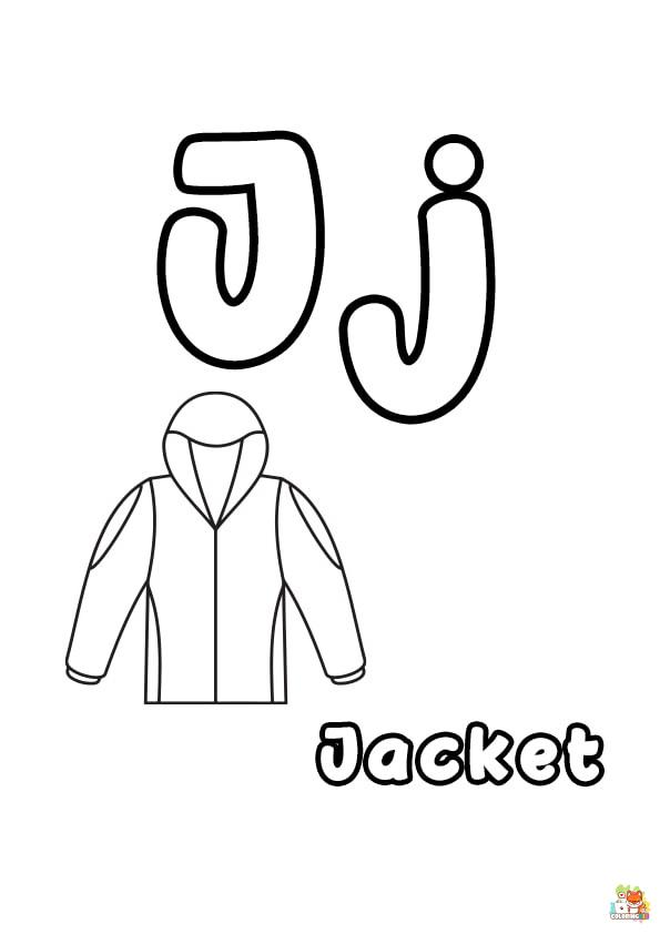 letter j coloring pages to print