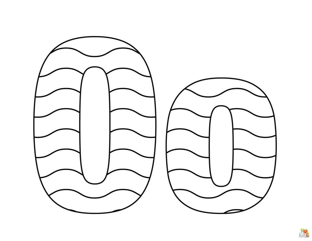letter o coloring pages to print
