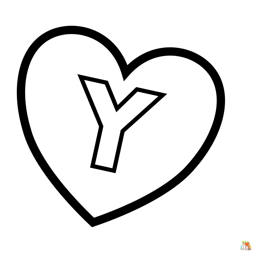 letter y coloring pages 1
