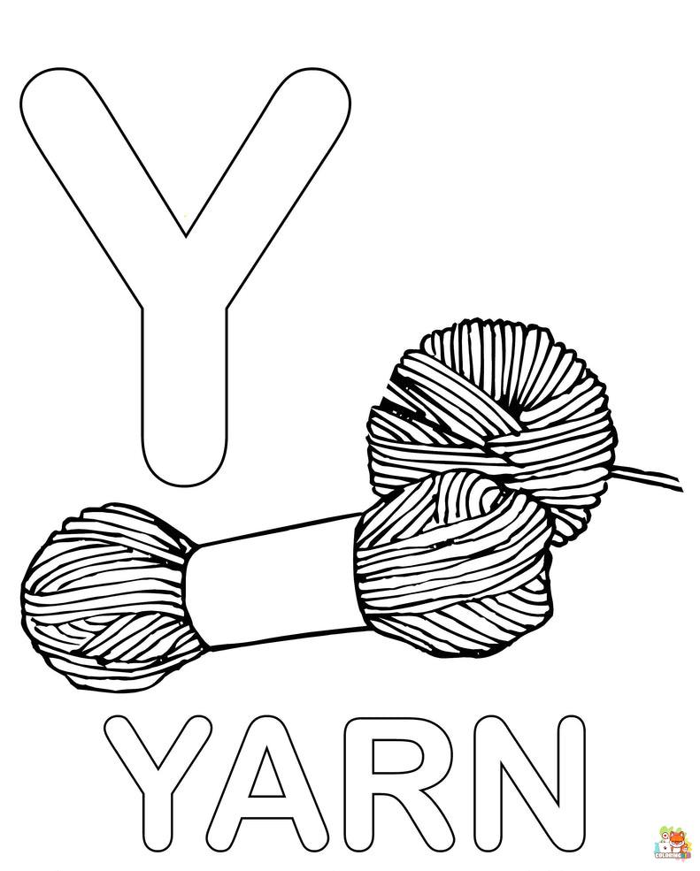 letter y coloring pages 3