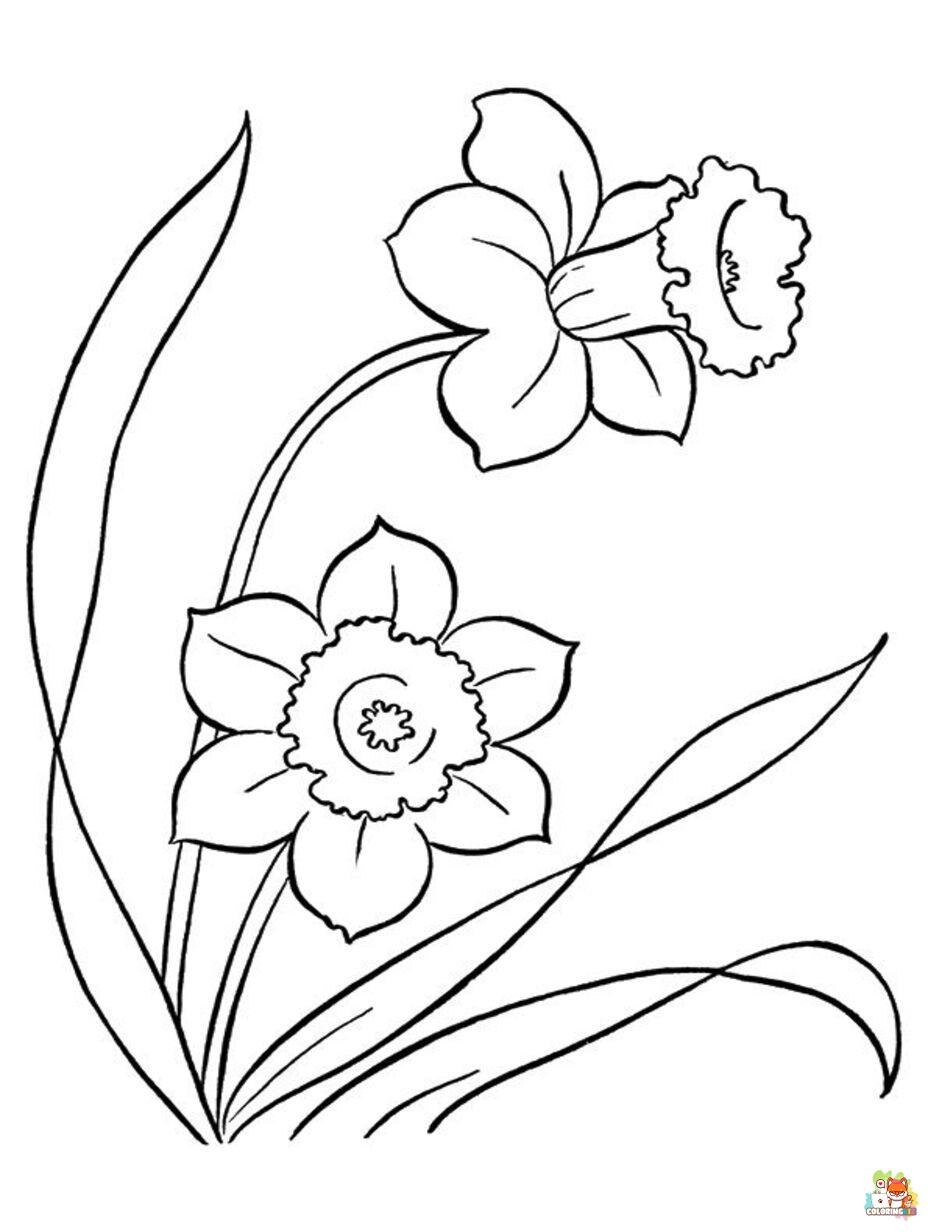 lily coloring pages 7