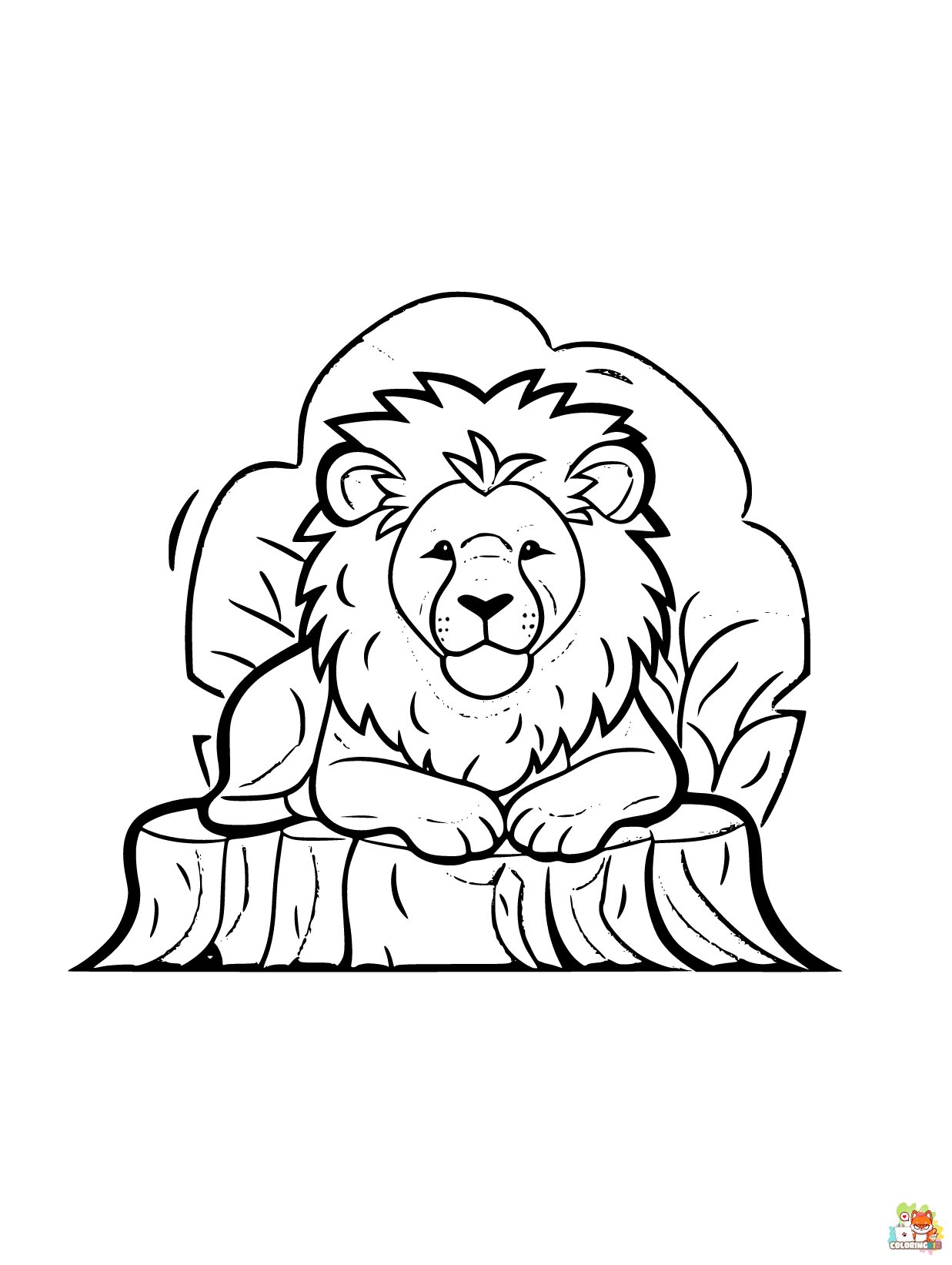 lion coloring pages 8