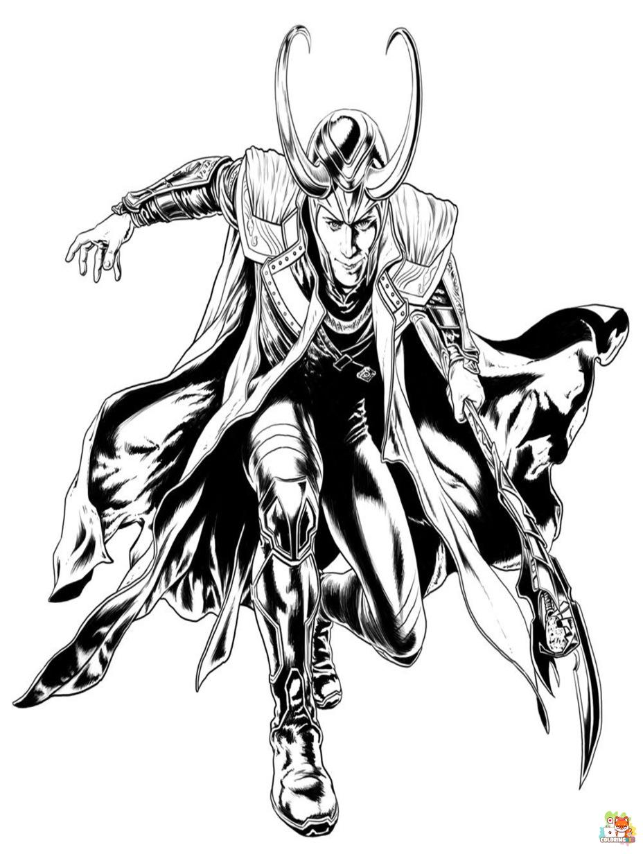 loki coloring pages 1