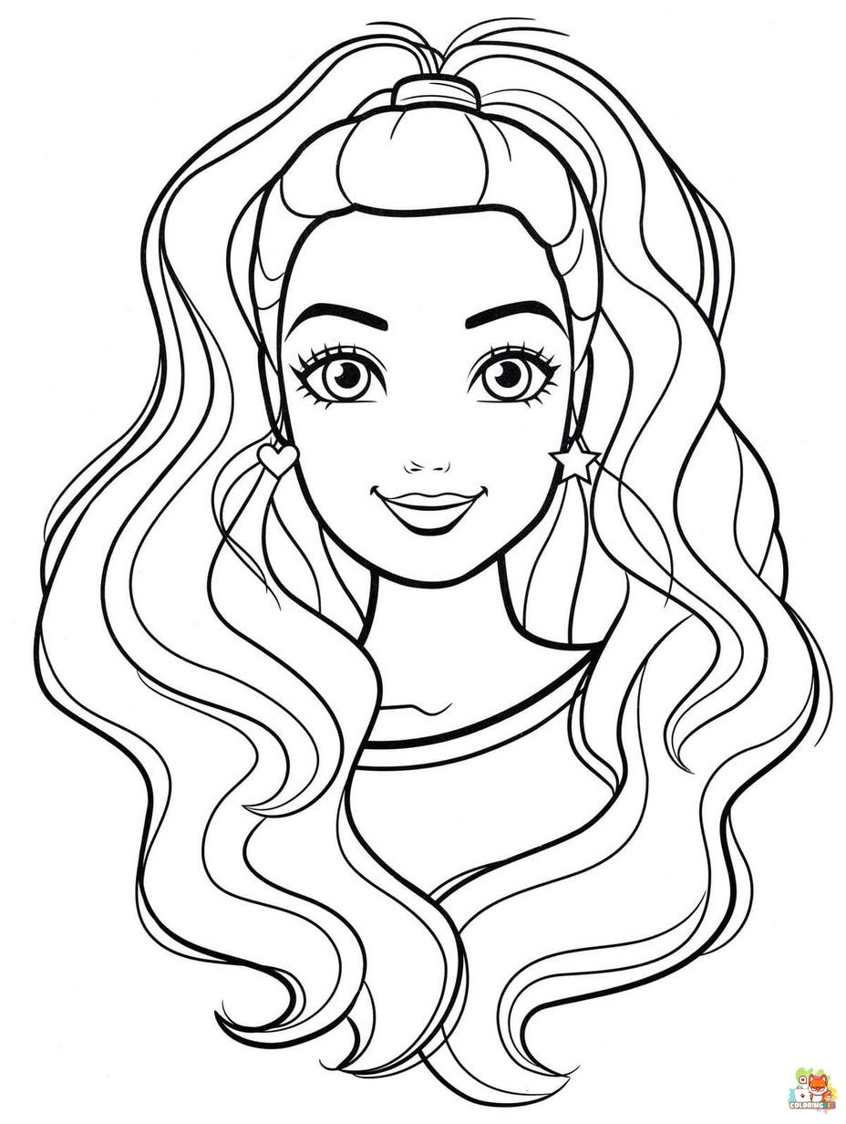makeup coloring pages to print