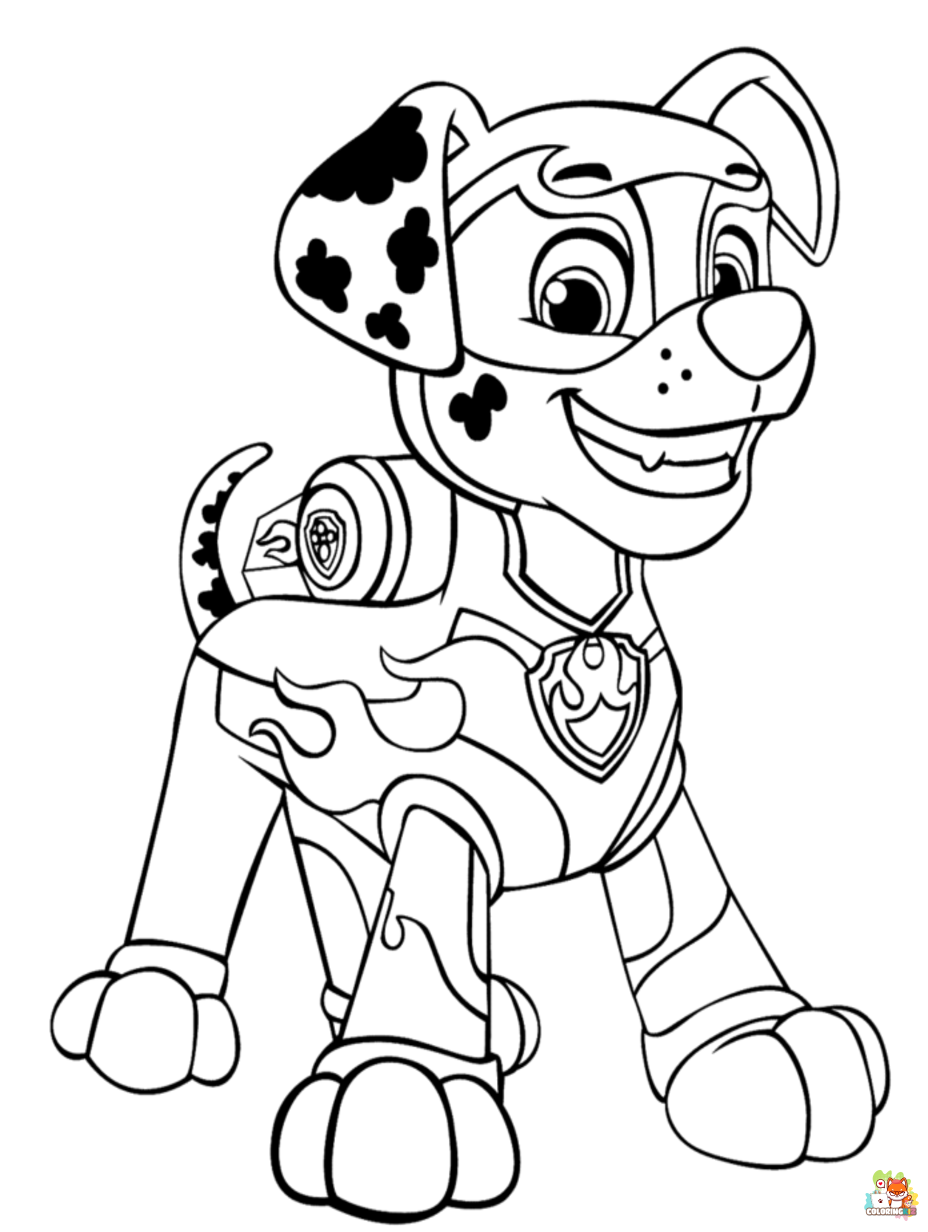 mighty pups coloring pages 3