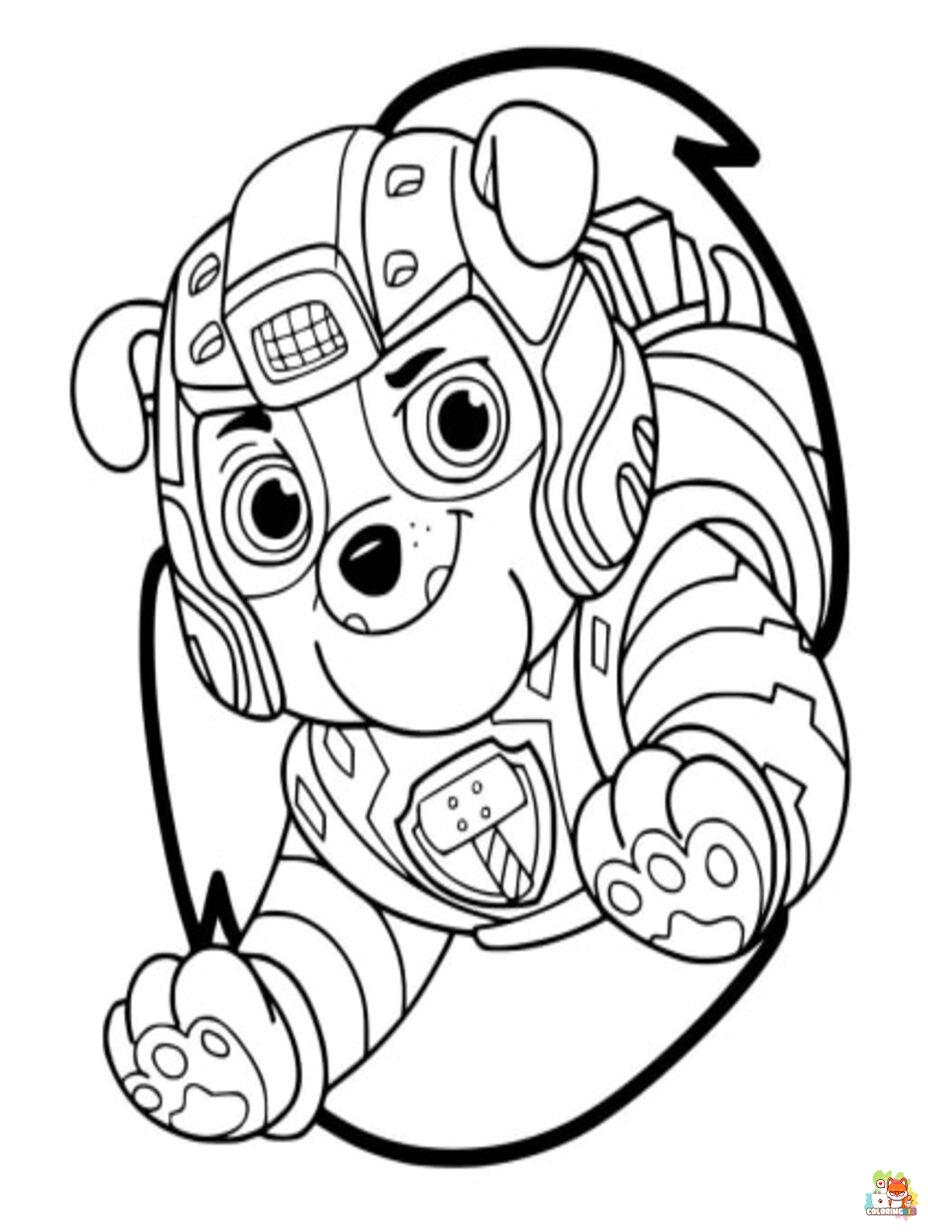 mighty pups coloring pages 6