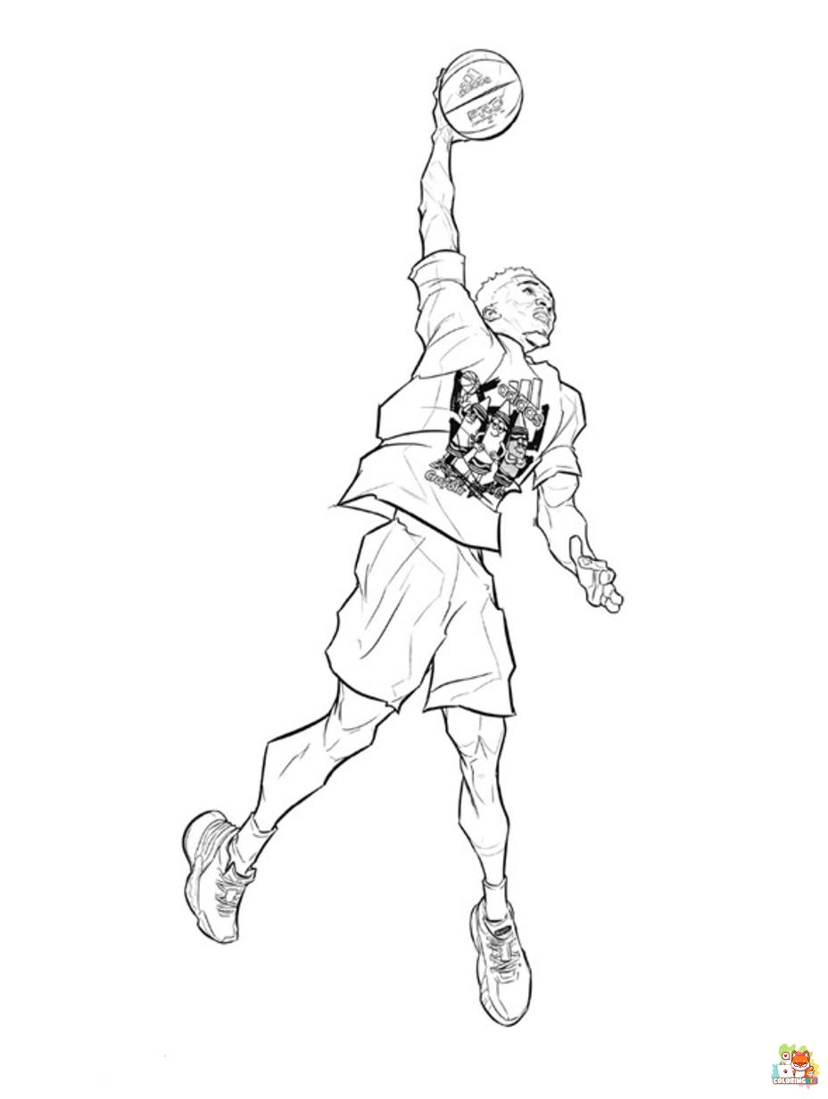 nba coloring pages 1