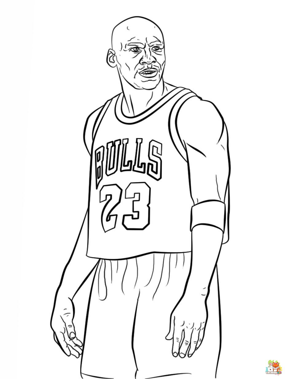 nba coloring pages printable free