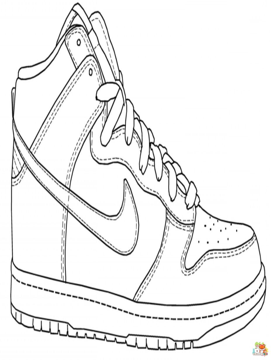 nike coloring pages 1