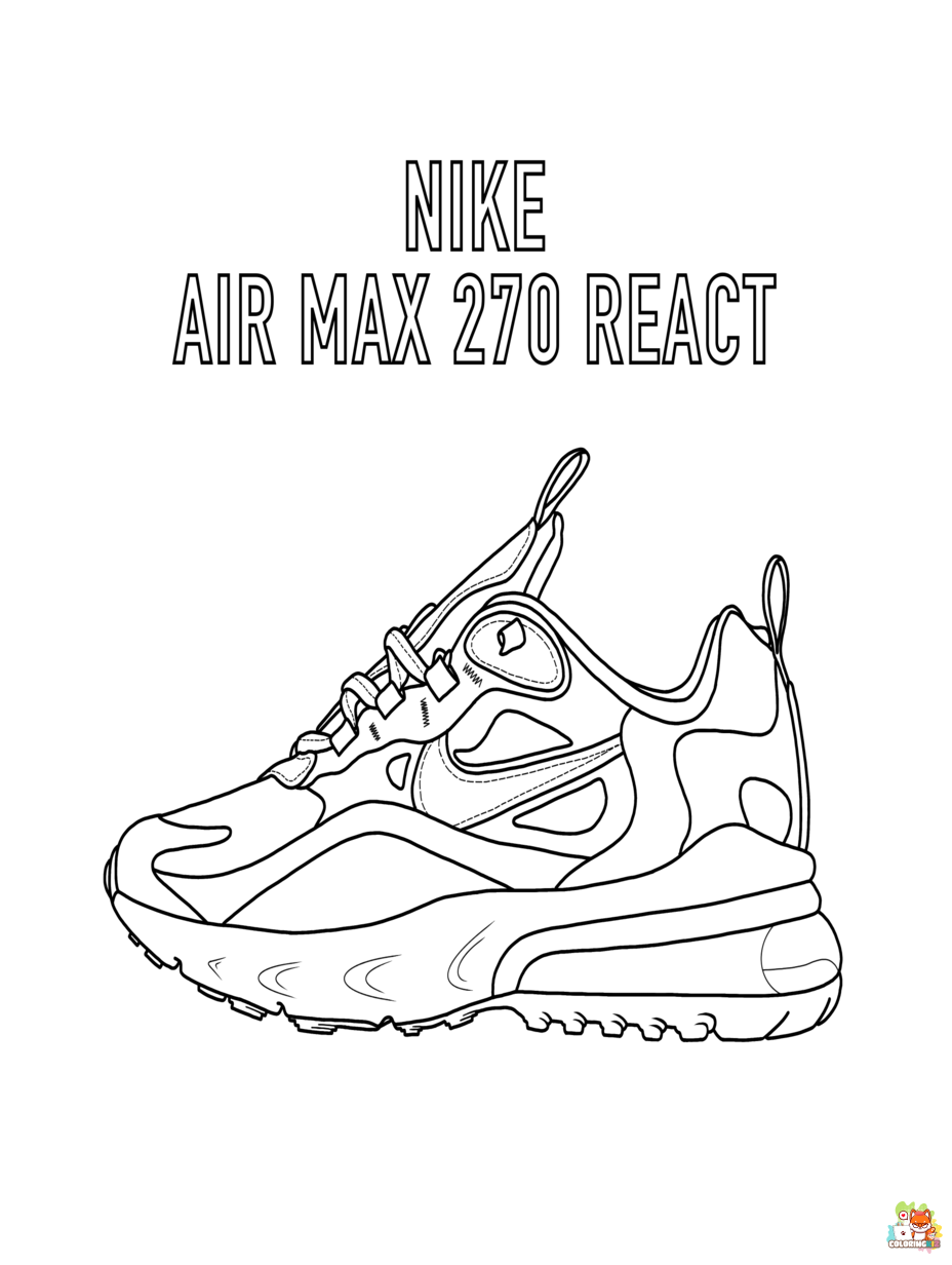 nike coloring pages printable free