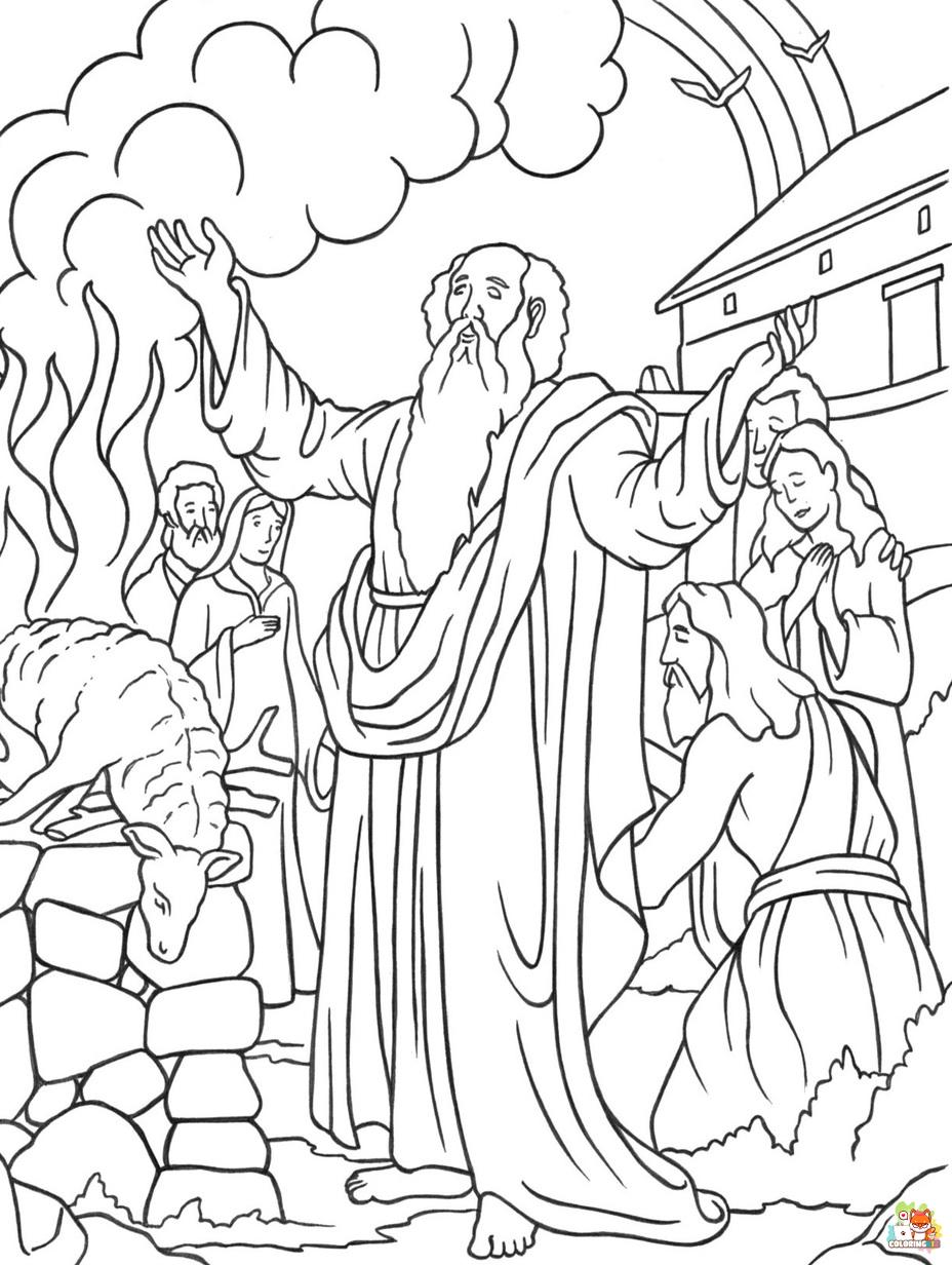 noahs ark animals coloring pages free