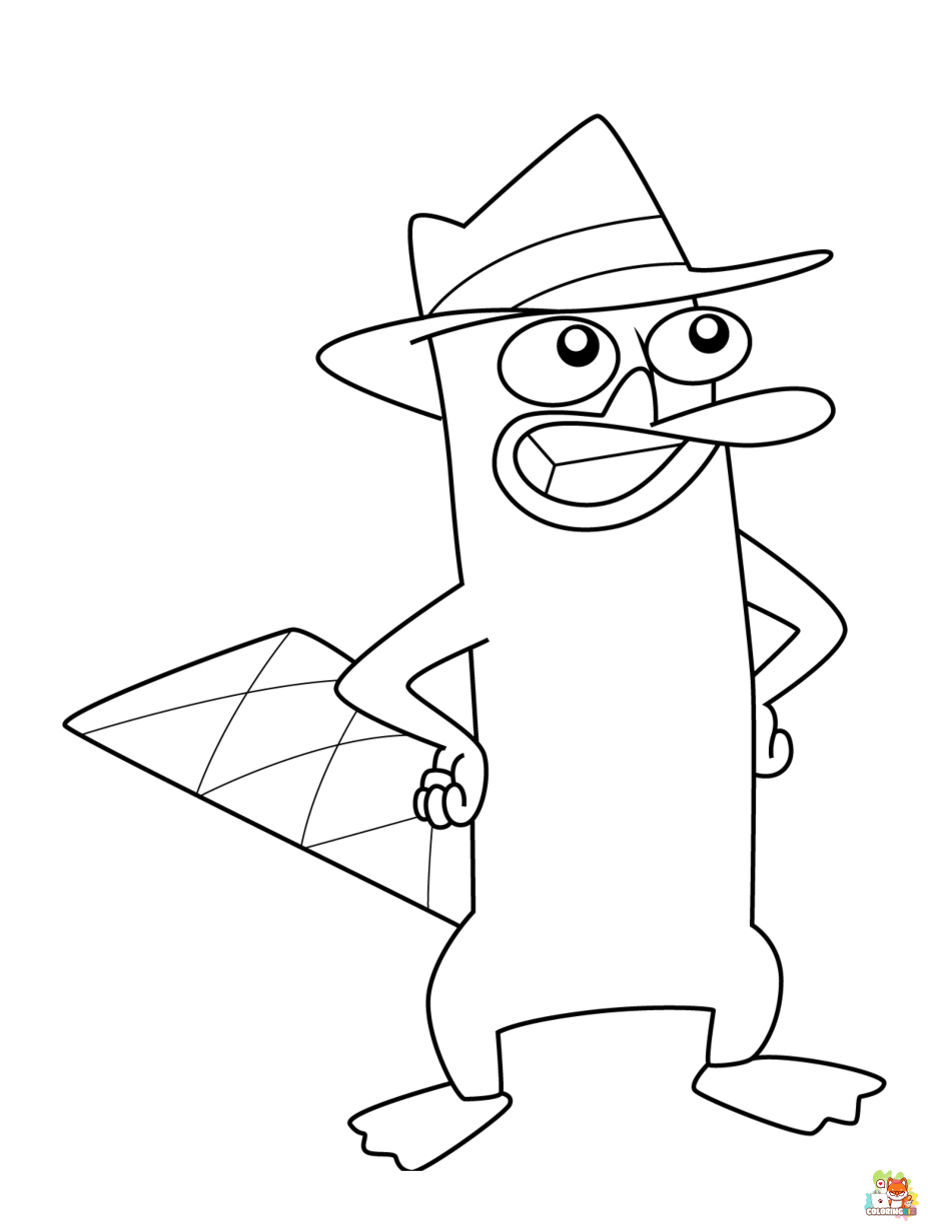phineas and ferb coloring pages free