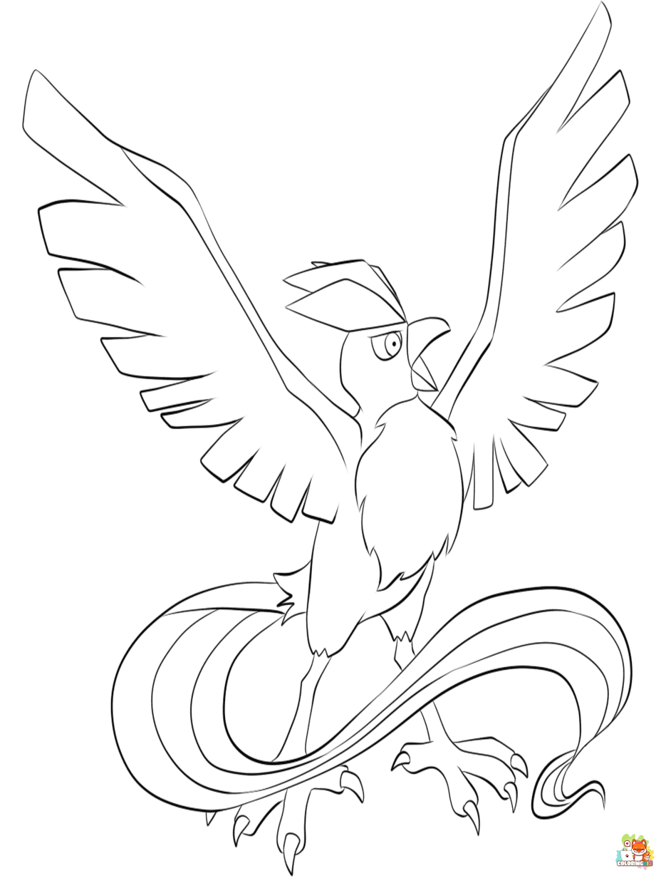 pidgey coloring pages printable