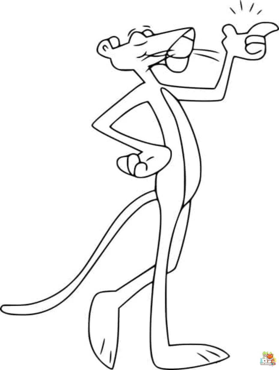 pink panther coloring pages 3