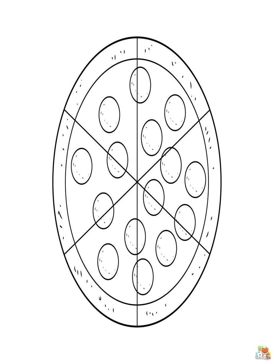 pizza coloring pages coloring pages 4