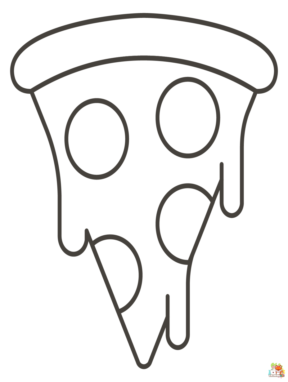pizza coloring pages coloring pages free