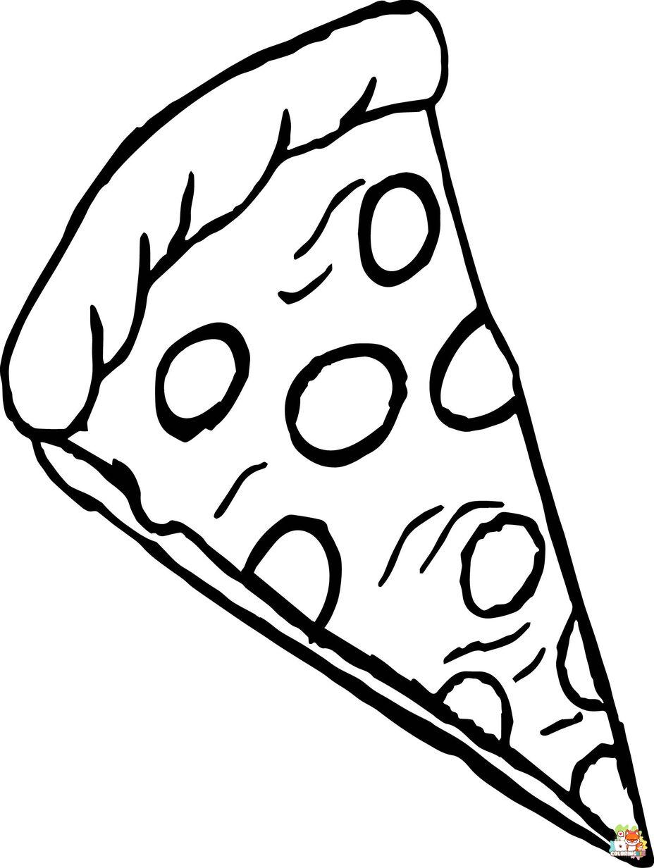 pizza coloring pages coloring pages printable