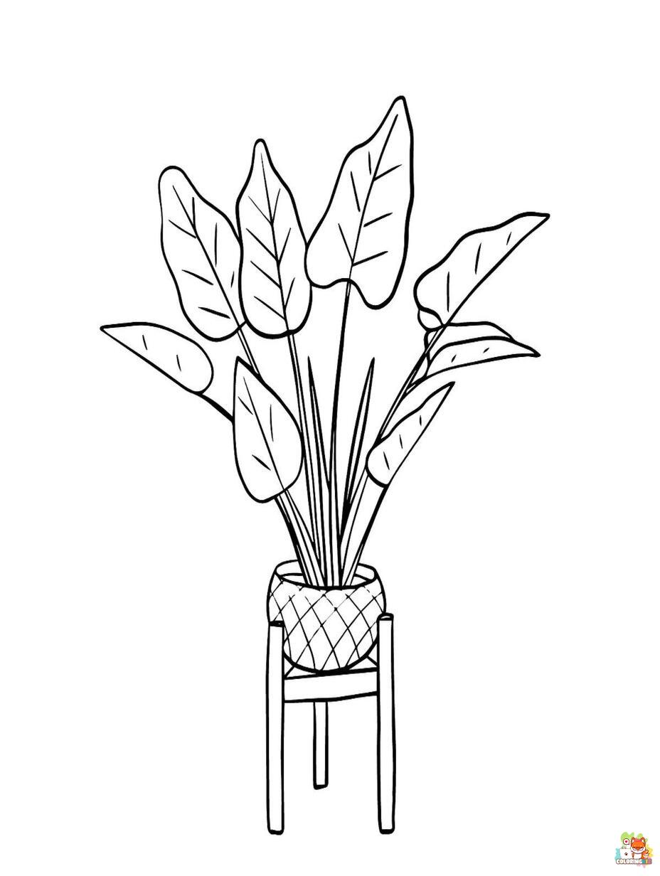 plants coloring pages 4