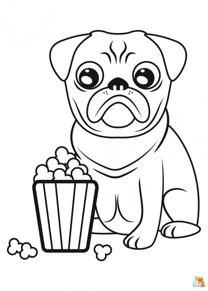 popcorn coloring pages 3