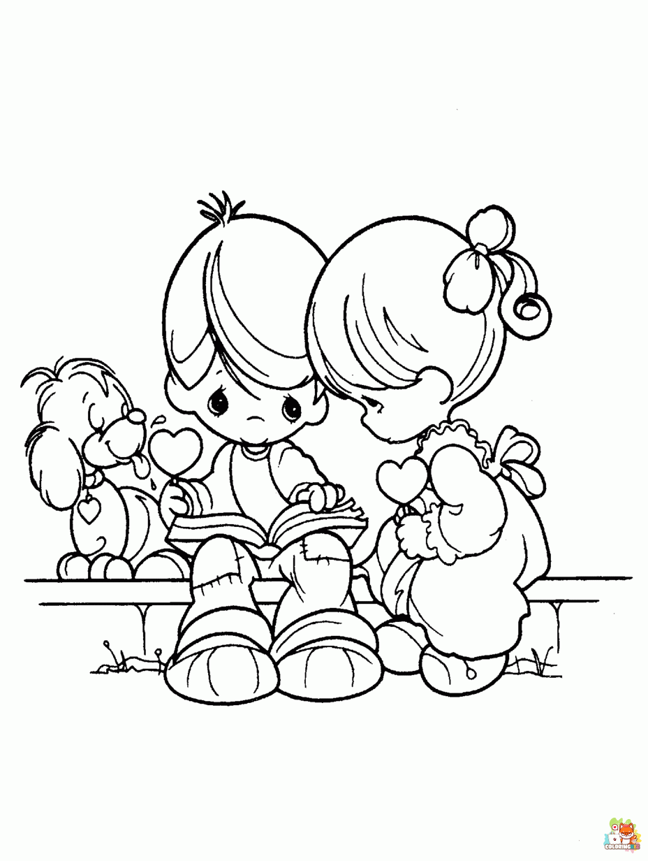 precious moments coloring pages 1