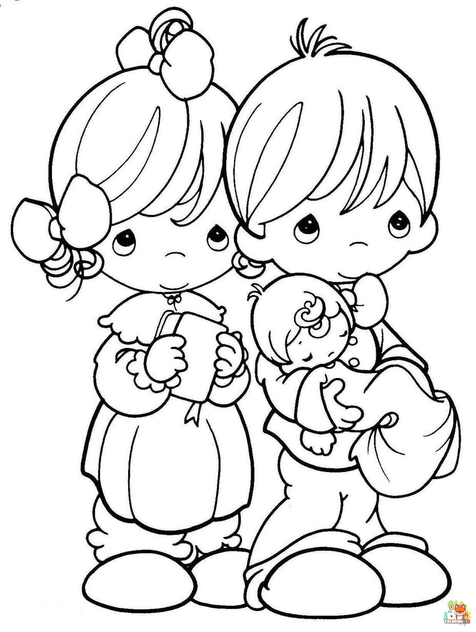precious moments coloring pages printable free