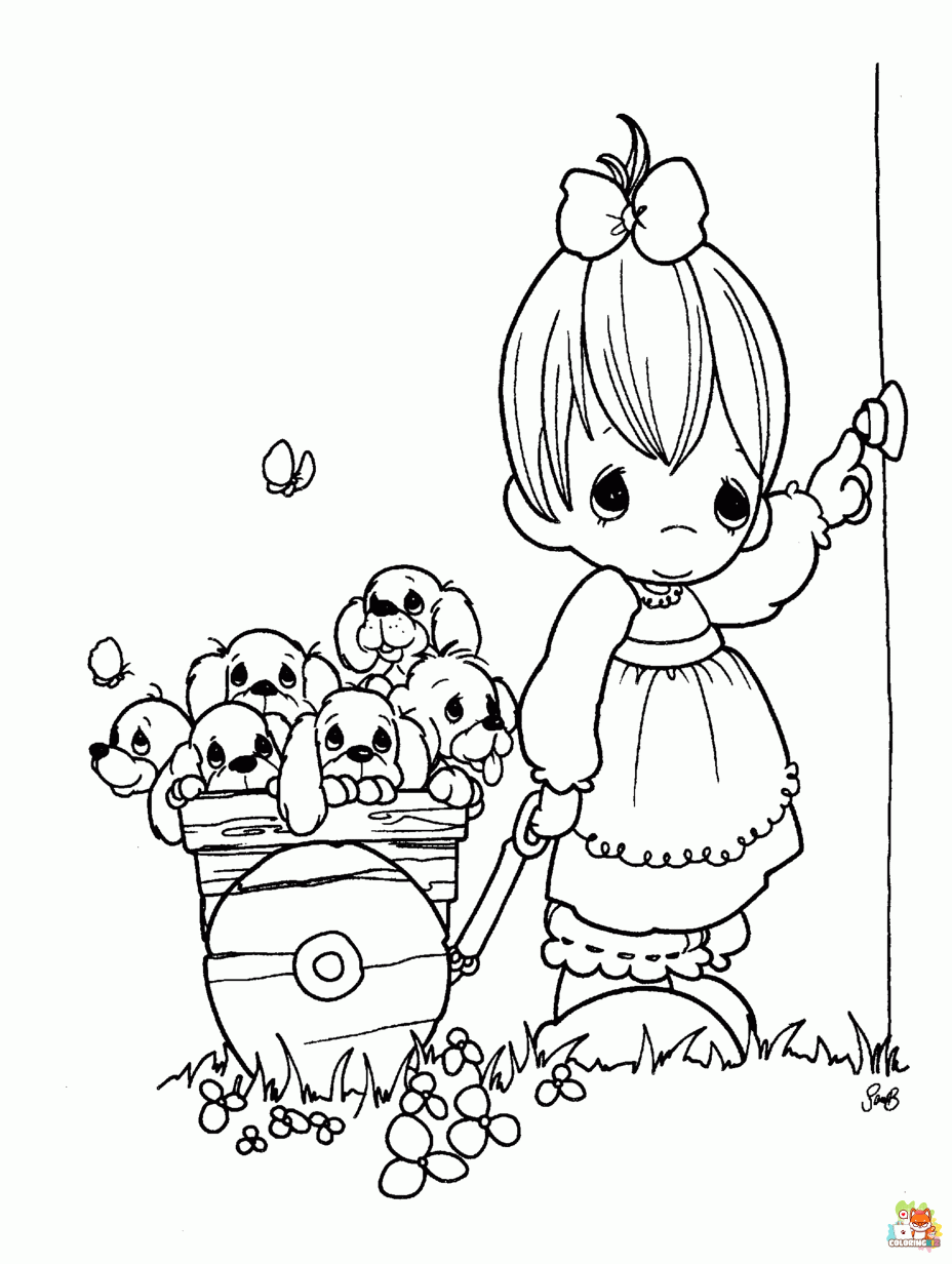 precious moments coloring pages to print