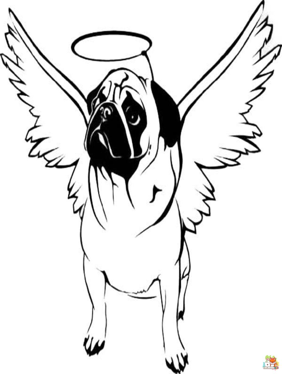 pug coloring pages 3