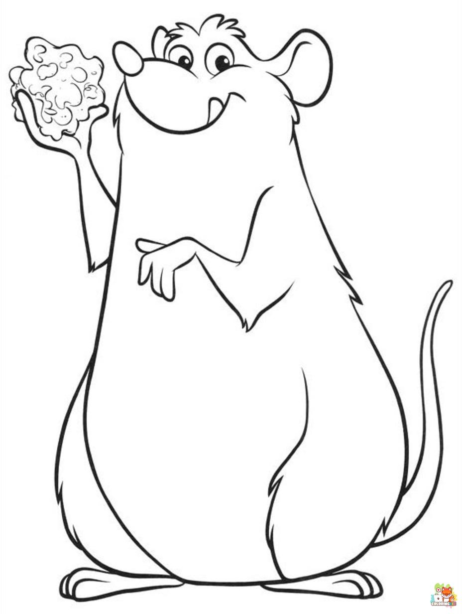 ratatouille coloring pages printable free