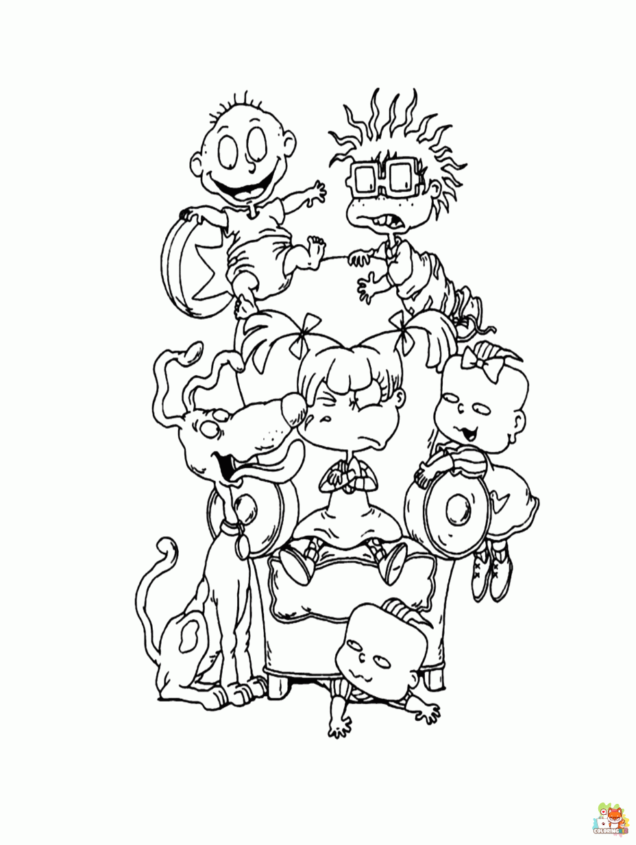 rugrats coloring pages 2