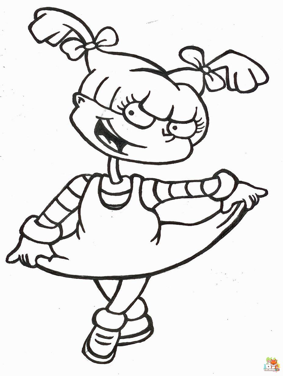 rugrats coloring pages to print