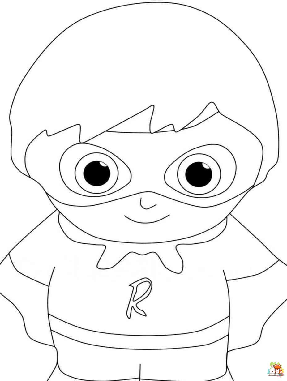 ryans world coloring pages printable free