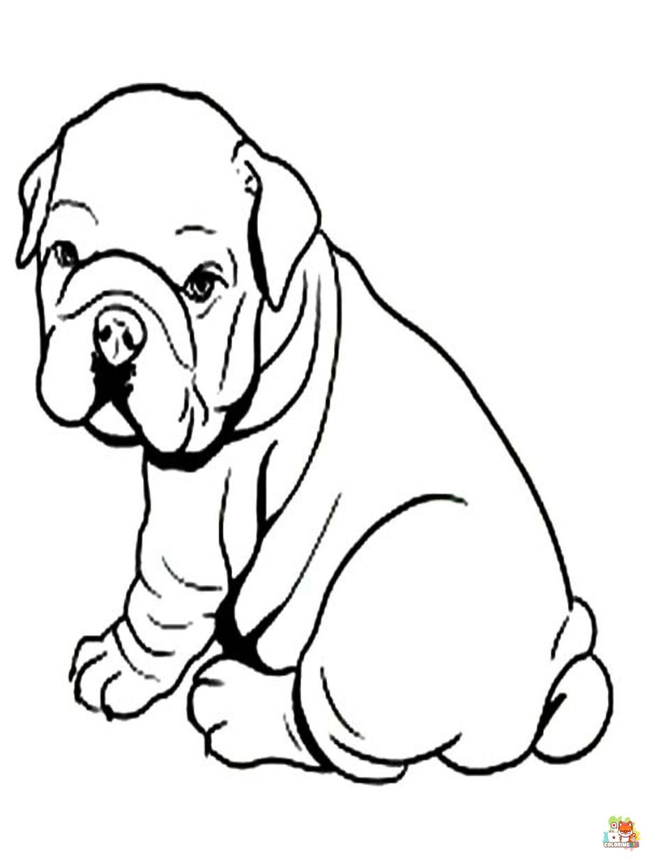 sad puppy coloring pages 4